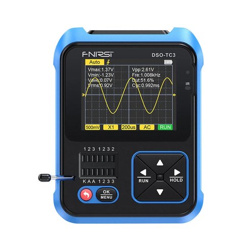 Digital Oscilloscope + Transistor Tester + Signal Generator FNIRSI DSO TC3 3 in 1