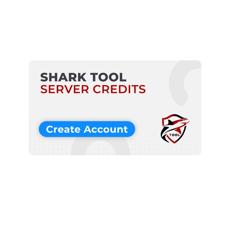 Shark Tool Server Credits (Create an Account) - GsmServer