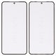 Housing Glass G+OCA PRO compatible with Samsung S911 Galaxy S23, (with OCA film, black)
