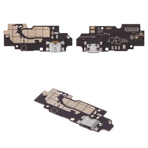 Flat Cable compatible with ZTE Blade A3 2020 , charge connector, with microphone, with components, High Copy, charging board 