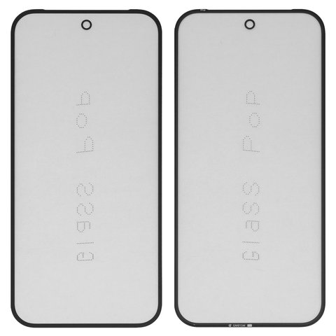 Housing Glass G+OCA PRO compatible with Google Pixel 9, with OCA film, black 