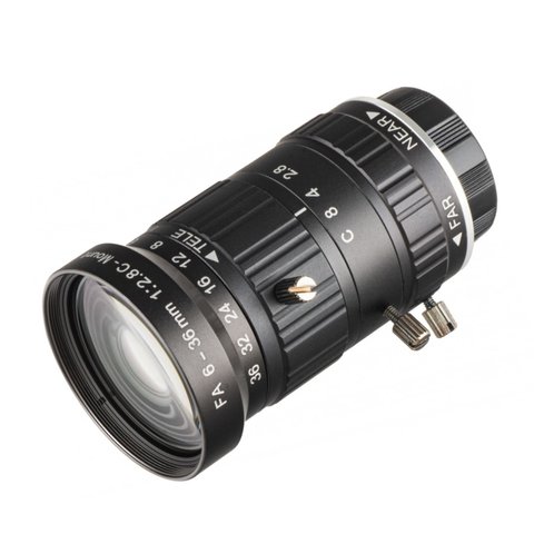 Objective RELIFE MB1, with optical zoom, camera lens, 6 36mm; 12MP; F2.8 C; C Mount 