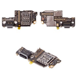 Flat Cable compatible with Google Pixel 9, Pixel 9 Pro, charge connector, with components, Original PRC , charging board 