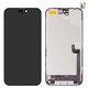 LCD compatible with iPhone 16 Plus, (black, with frame, HC, without IC, (AMOLED), DD-OLED soft)