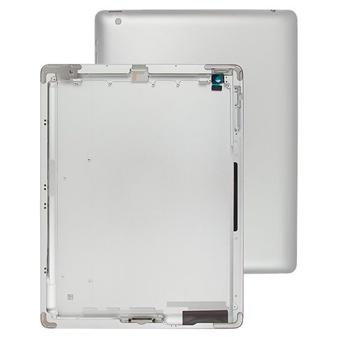 Panel trasero de carcasa puede usarse con Apple iPad 4, plateada, versión Wi Fi 