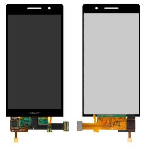 Pantalla LCD puede usarse con Huawei Ascend P6 U06, negro, sin marco, High Copy