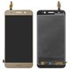 Pantalla LCD puede usarse con Huawei Y3 (2017), Y5 lite (2017), dorado, sin marco, Original (PRC), CRO-L22/CRO-L02/CRO-U00