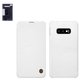 Funda Nillkin Qin leather case puede usarse con Samsung G970 Galaxy S10e, blanco, libro, plástico, cuero PU, #6902048171602