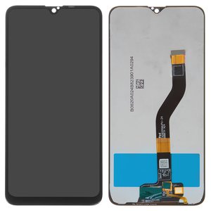 Pantalla LCD puede usarse con Samsung A107 Galaxy A10s, negro, sin marco, Original PRC 
