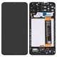 Pantalla LCD puede usarse con Samsung A135 Galaxy A13, M135 Galaxy M13, negro, con marco, Original (PRC), BS066FBM-L01-DK00_R1.2