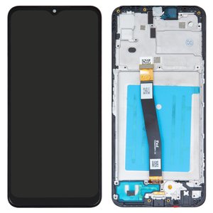 Pantalla LCD puede usarse con Samsung A226 Galaxy A22 5G, negro, con marco, original vidrio reemplazado 