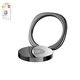 Soporte Baseus Privity, negro, base pegante, anillos, metal, #SUMQ-01