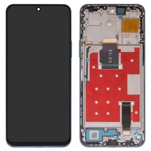 Pantalla LCD puede usarse con Huawei Honor 90 Lite, Honor X8a, azul, con marco, Original PRC , CRT LX1, CRT LX2, CRT LX3, CRT NX1