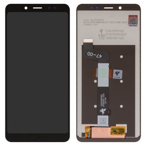 Pantalla LCD puede usarse con Xiaomi Redmi Note 5, Redmi Note 5 Pro, negro, sin marco, FLYCDI