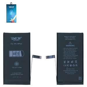Batería Deji puede usarse con Apple iPhone 14 Plus, Li ion, 3.86 V, 4810 mAh, mayor capacidad, original IC