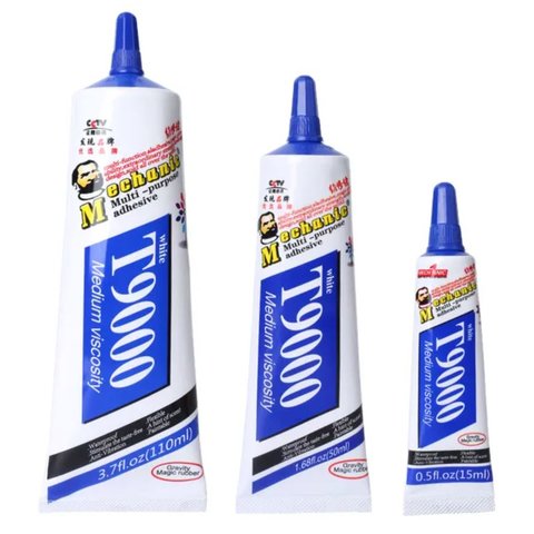 Adhesivos sellador Mechanic T9000, para pegar pantallas táctiles, LCD, 15 ml, blanco