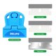 Raspador para adhesivo RELIFE RL-023A, con cuchilla, 3 uds