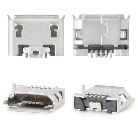 Коннектор зарядки для Fly IQ4410 Quad Phoenix, 5 pin, micro USB тип B