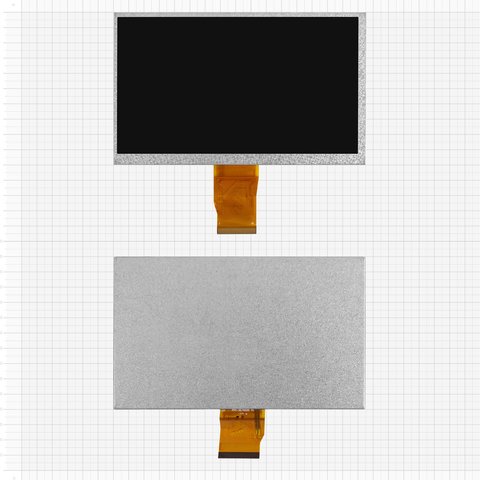 Дисплей для China Tablet PC 7";  Wexler Book T7003b, 50 pin, без рамки, 7", 800 x 600 , 165 x100 мм , #KR070PA6S FPC BL70005 V1