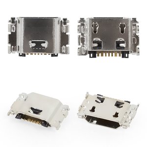 Конектор зарядки для Samsung A022F Galaxy A02, A105 Galaxy A10, A605 Dual Galaxy A6+ 2018 , J500 Galaxy J5, M105 Galaxy M10, 7 pin, micro USB тип B