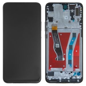 Дисплей для Huawei P Smart Z, черный, с рамкой, High Copy