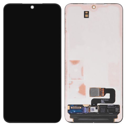 Дисплей для Samsung S901B Galaxy S22 5G, чорний, без рамки, Оригінал переклеєне скло 