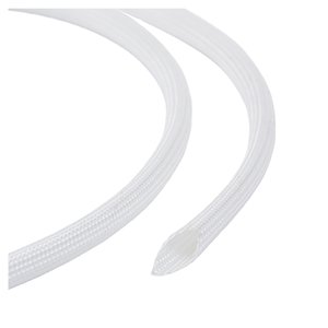 Скловолоконна трубка, 1 м, 5 мм, біла, термостійка