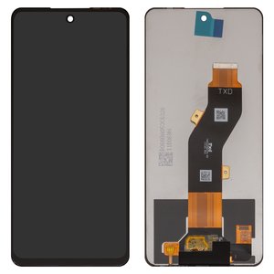 Дисплей для Tecno Pop 8, Spark 20 KJ5 , Spark 20C BG7 , Spark Go 2024  BG6 ; Infinix Hot 40i X6528B , Smart 8 X6525 , черный, без рамки, Сopy, FPC6615 1
