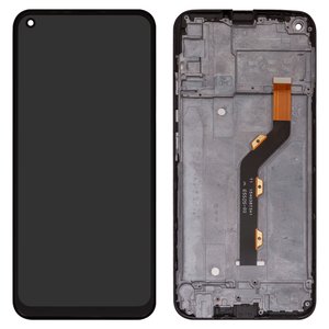 Дисплей для Tecno Spark 5 KD7S ; Infinix Hot 9 X655 , черный, с рамкой, High Copy