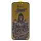 Защитное стекло для Apple iPhone 14 Pro Max, iPhone 15 Plus, iPhone 16 Plus, совместимо с чехлом, Full Glue, Anti-Static, Anti-Peeping, черный, gorilla