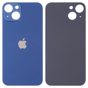Задняя панель корпуса для iPhone 13, синяя, не нужно снимать стекло камеры, Original PRC , big hole