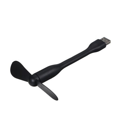 Вентилятор Mini, черный, мобильный, USB тип A