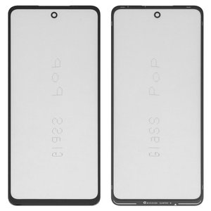 Скло корпуса G+OCA PRO для Motorola Moto E14, Moto G04, Moto G04s, Moto G24, Moto G24 Power, з ОСА плівкою, чорне