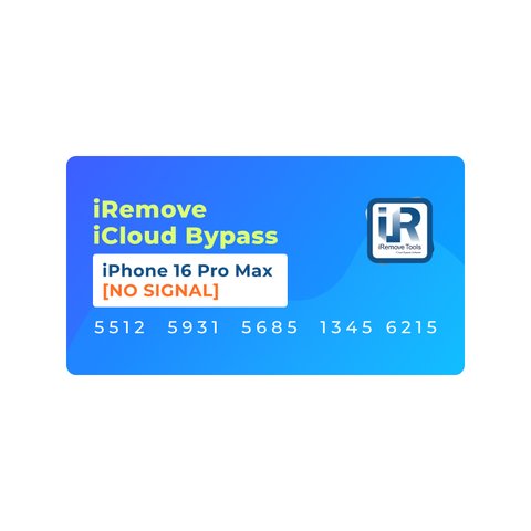 iRemove iCloud Bypass для iPhone 16 Pro Max [NO SIGNAL]