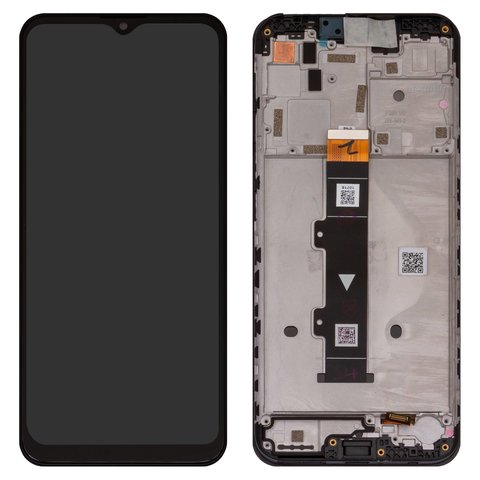 Дисплей для Motorola Moto G10 Power, Moto G10 XT2127, Moto G20 XT2128, Moto G30 XT2129, чорний, з рамкою, Original PRC 