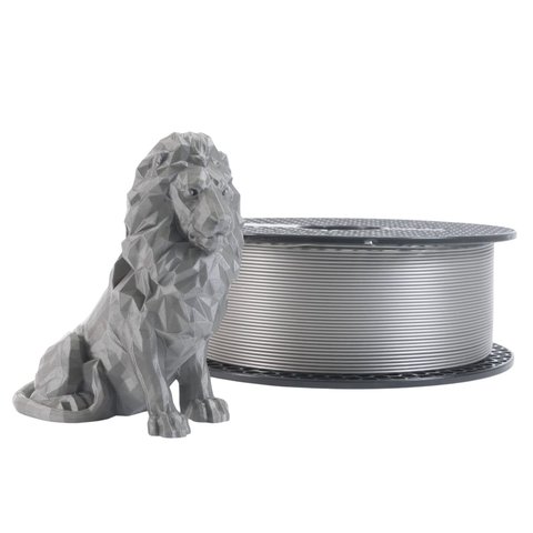 Филамент для 3D принтера PRUSA PLA Galaxy Silver, 1 кг